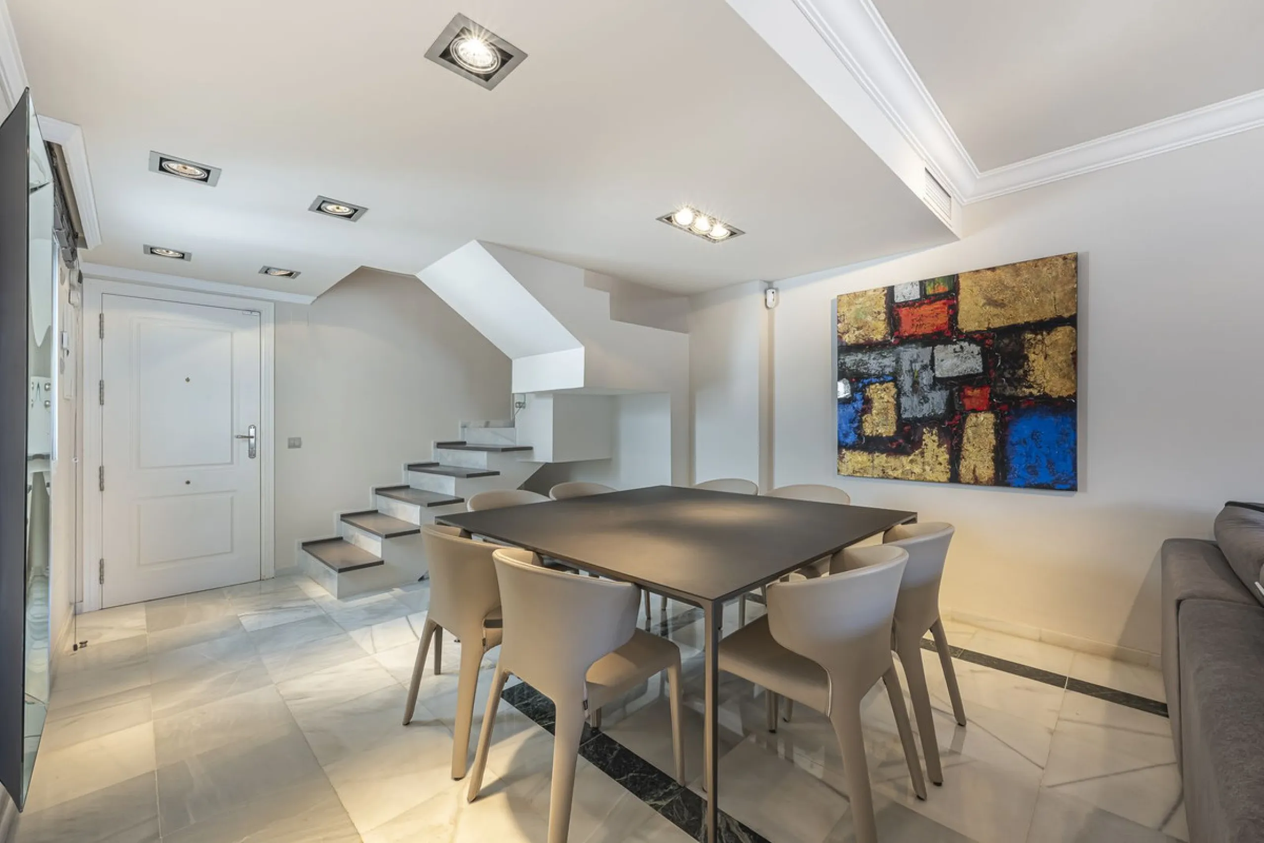 **Exclusive Duplex Penthouse Just 500 Meters from the Beach, in Marbella's Golden Mile**
