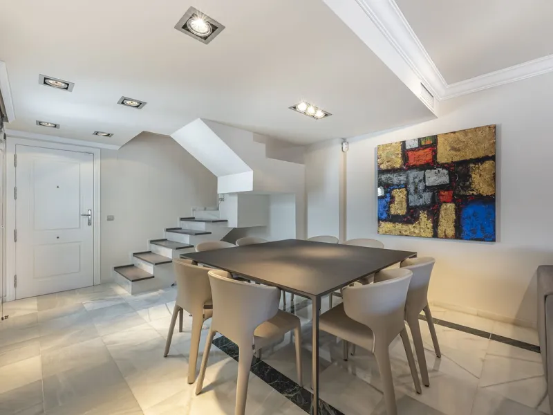 **Exclusive Duplex Penthouse Just 500 Meters from the Beach, in Marbella's Golden Mile**