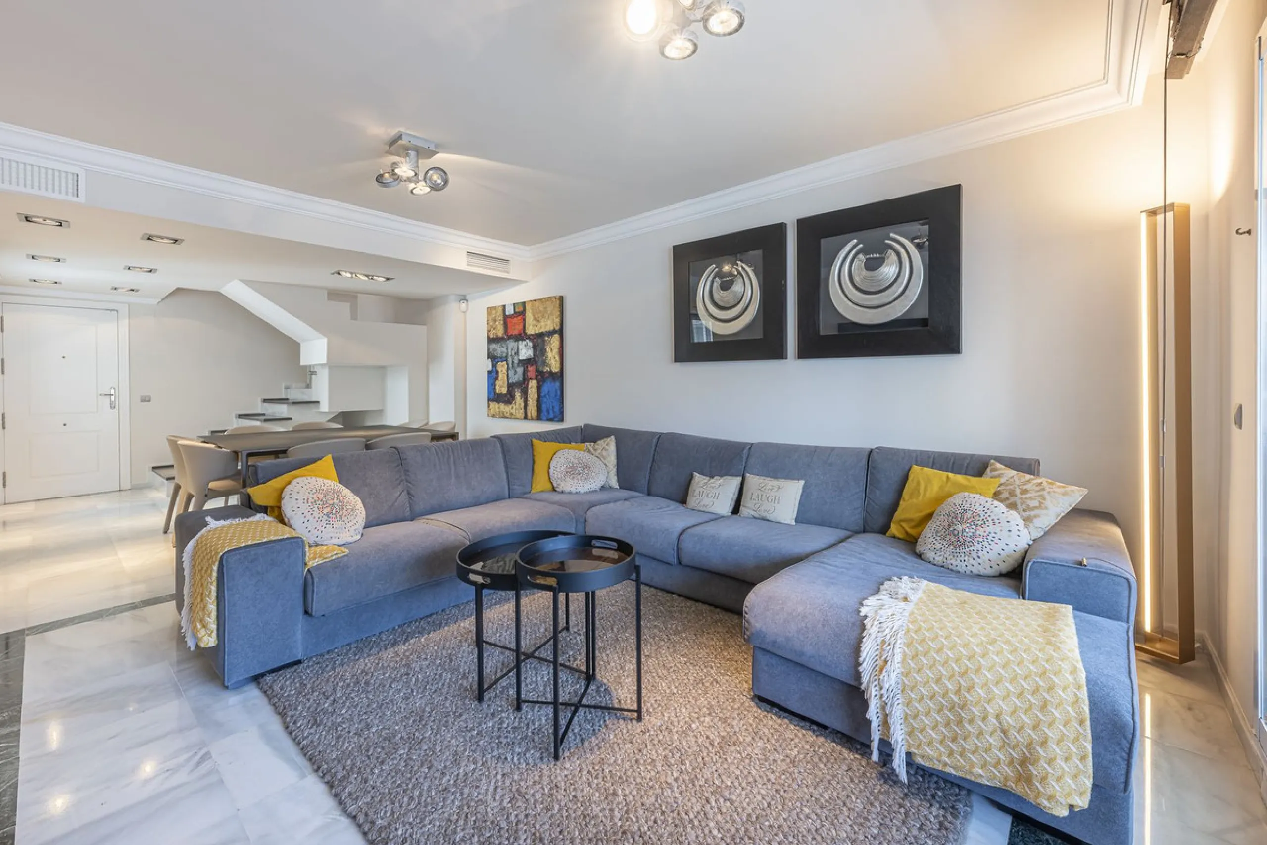 **Exclusive Duplex Penthouse Just 500 Meters from the Beach, in Marbella's Golden Mile**