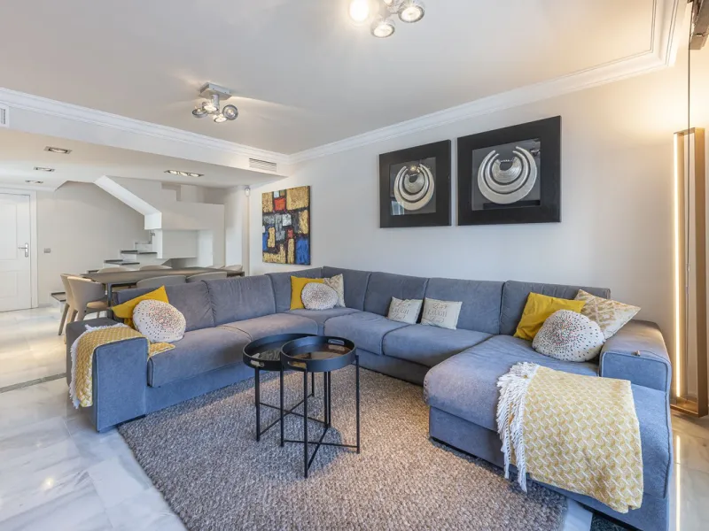 **Exclusive Duplex Penthouse Just 500 Meters from the Beach, in Marbella's Golden Mile**