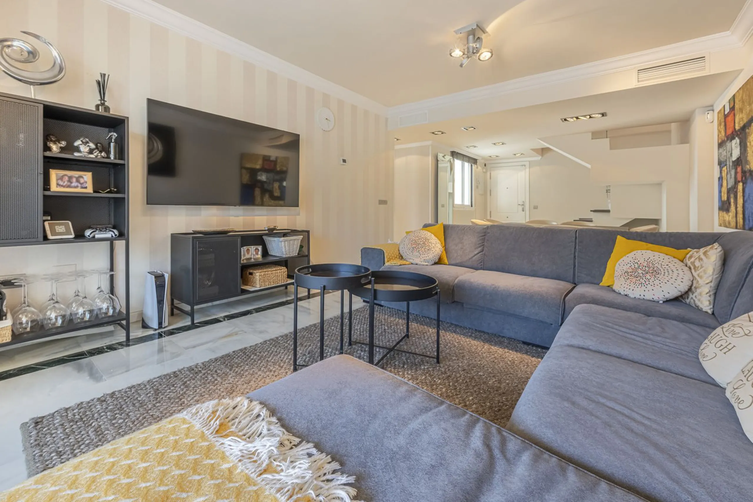 **Exclusive Duplex Penthouse Just 500 Meters from the Beach, in Marbella's Golden Mile**