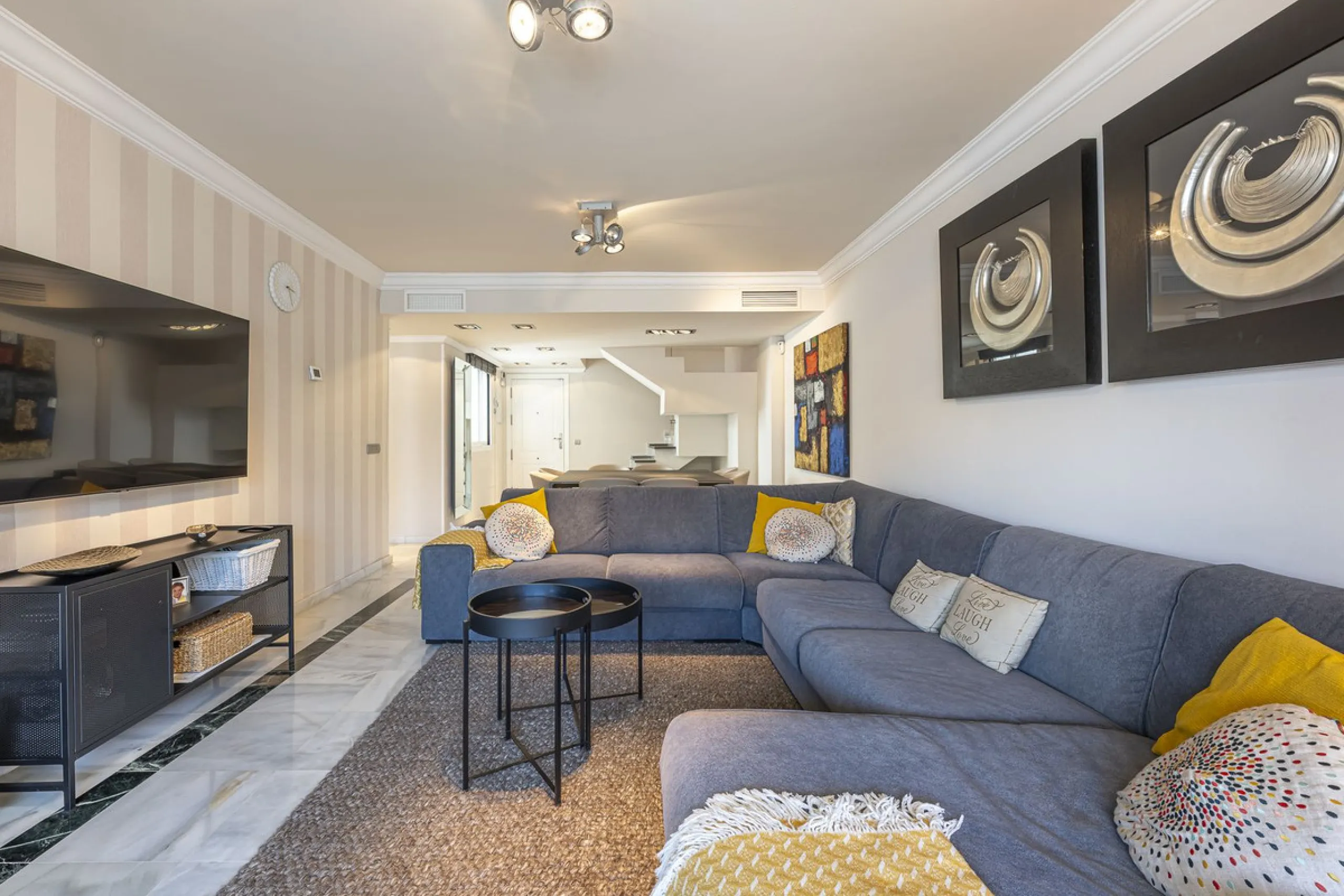 **Exclusive Duplex Penthouse Just 500 Meters from the Beach, in Marbella's Golden Mile**