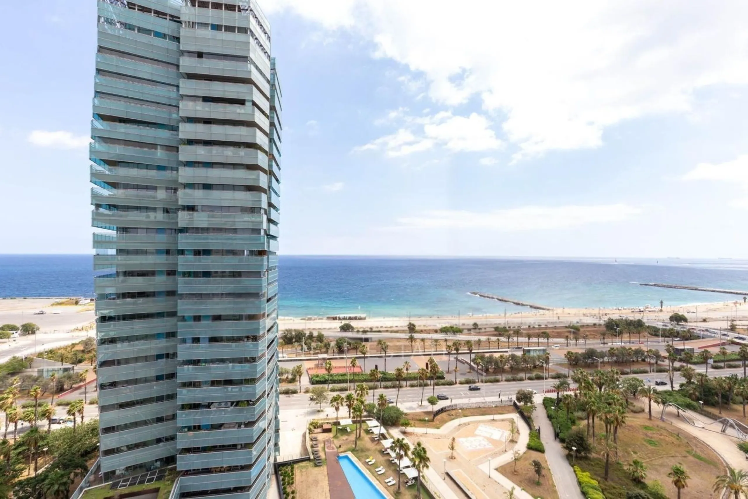 Elegant sea-view apartment in Diagonal Mar, Barcelona