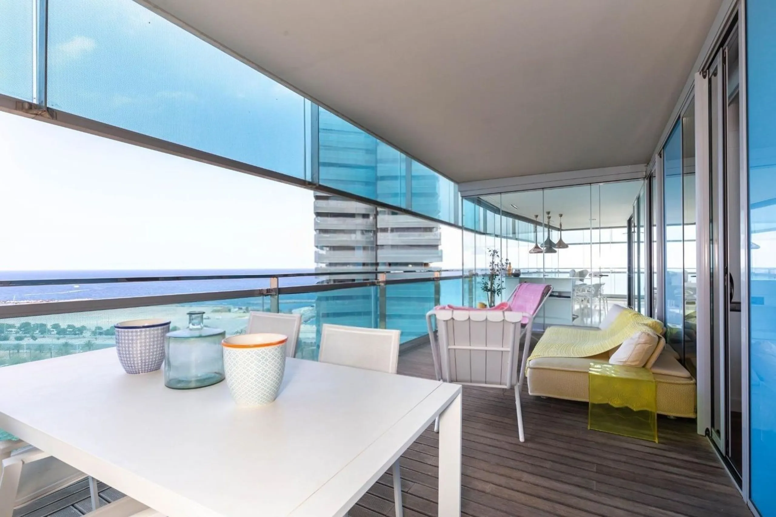 Elegant sea-view apartment in Diagonal Mar, Barcelona