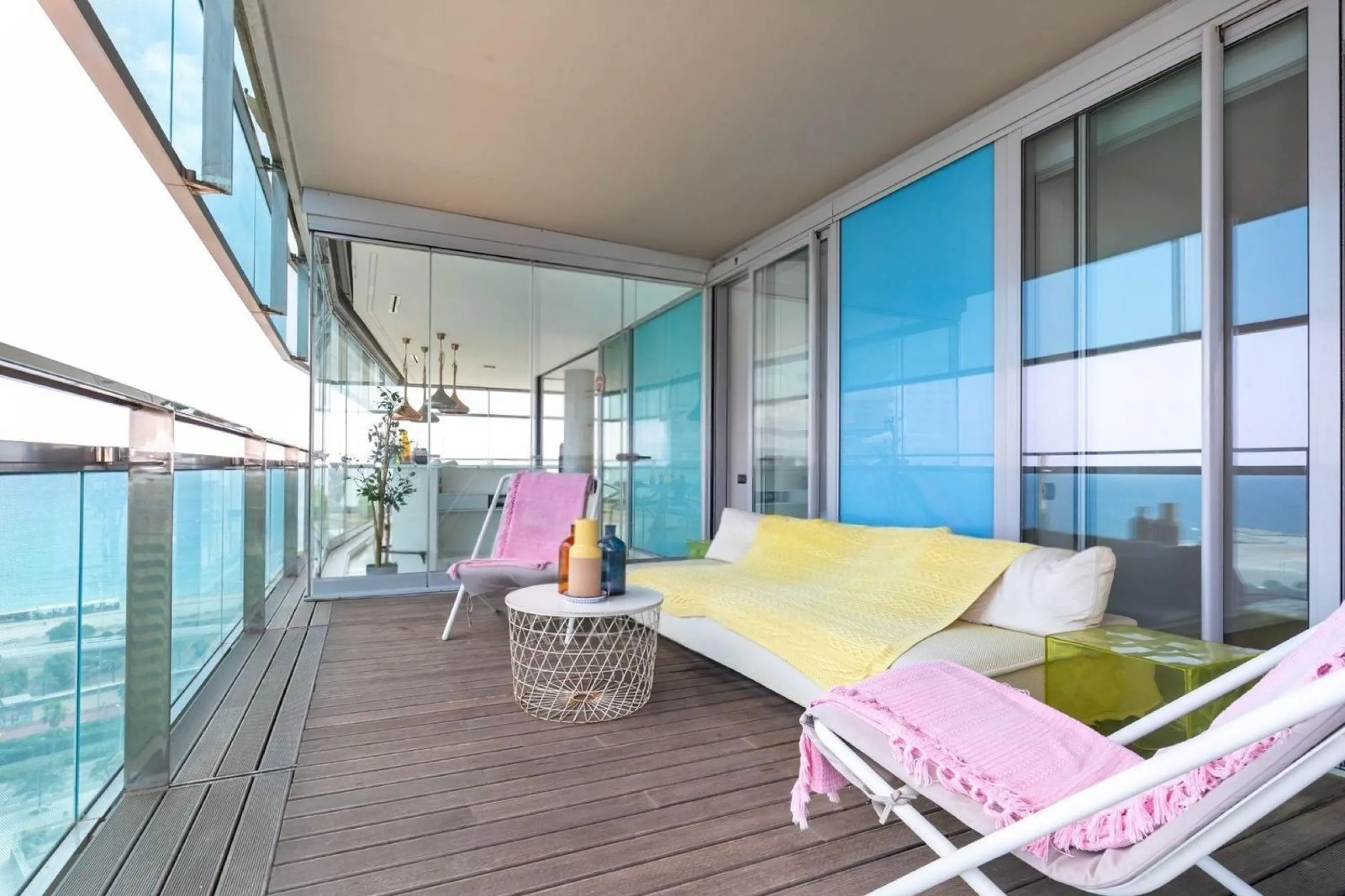 Elegant sea-view apartment in Diagonal Mar, Barcelona