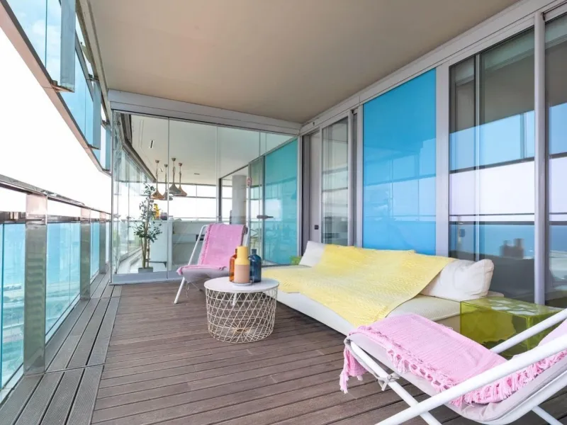 Elegant sea-view apartment in Diagonal Mar, Barcelona
