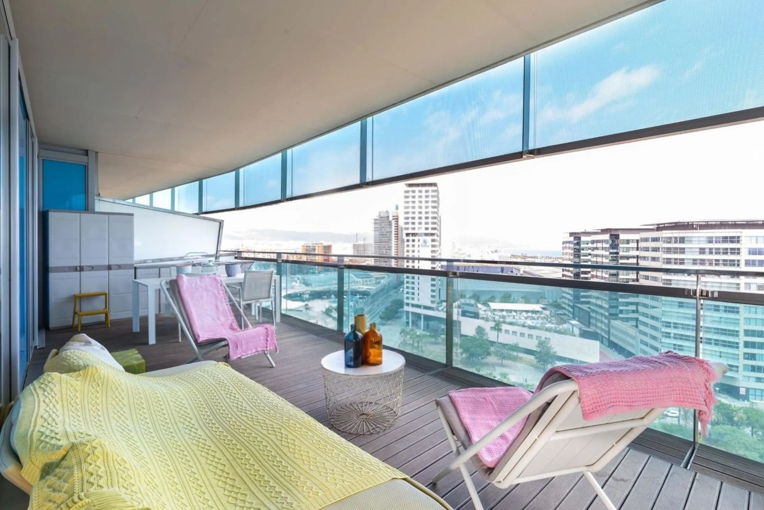 Elegant sea-view apartment in Diagonal Mar, Barcelona