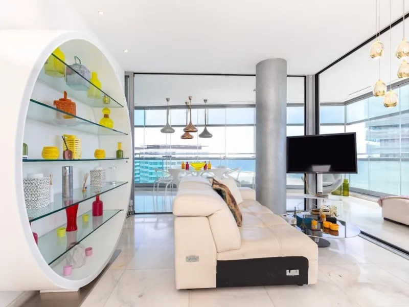 Elegant sea-view apartment in Diagonal Mar, Barcelona