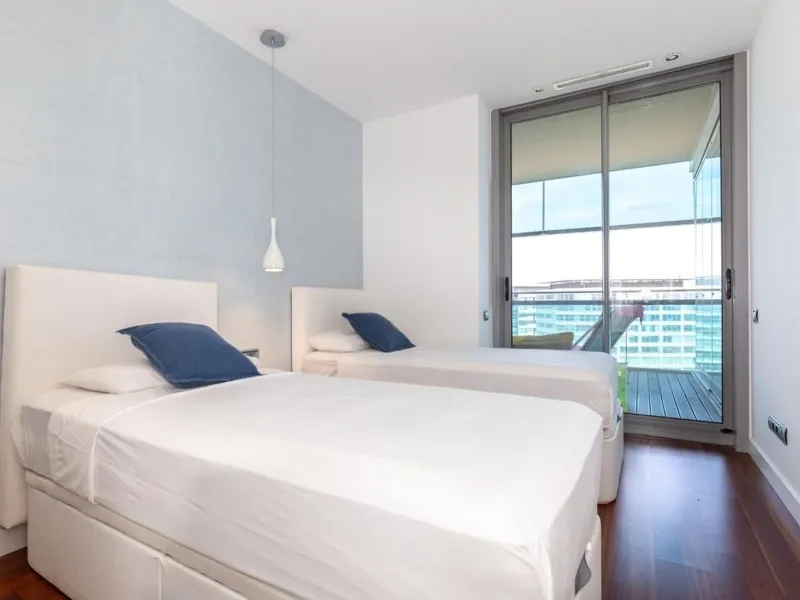 Elegant sea-view apartment in Diagonal Mar, Barcelona