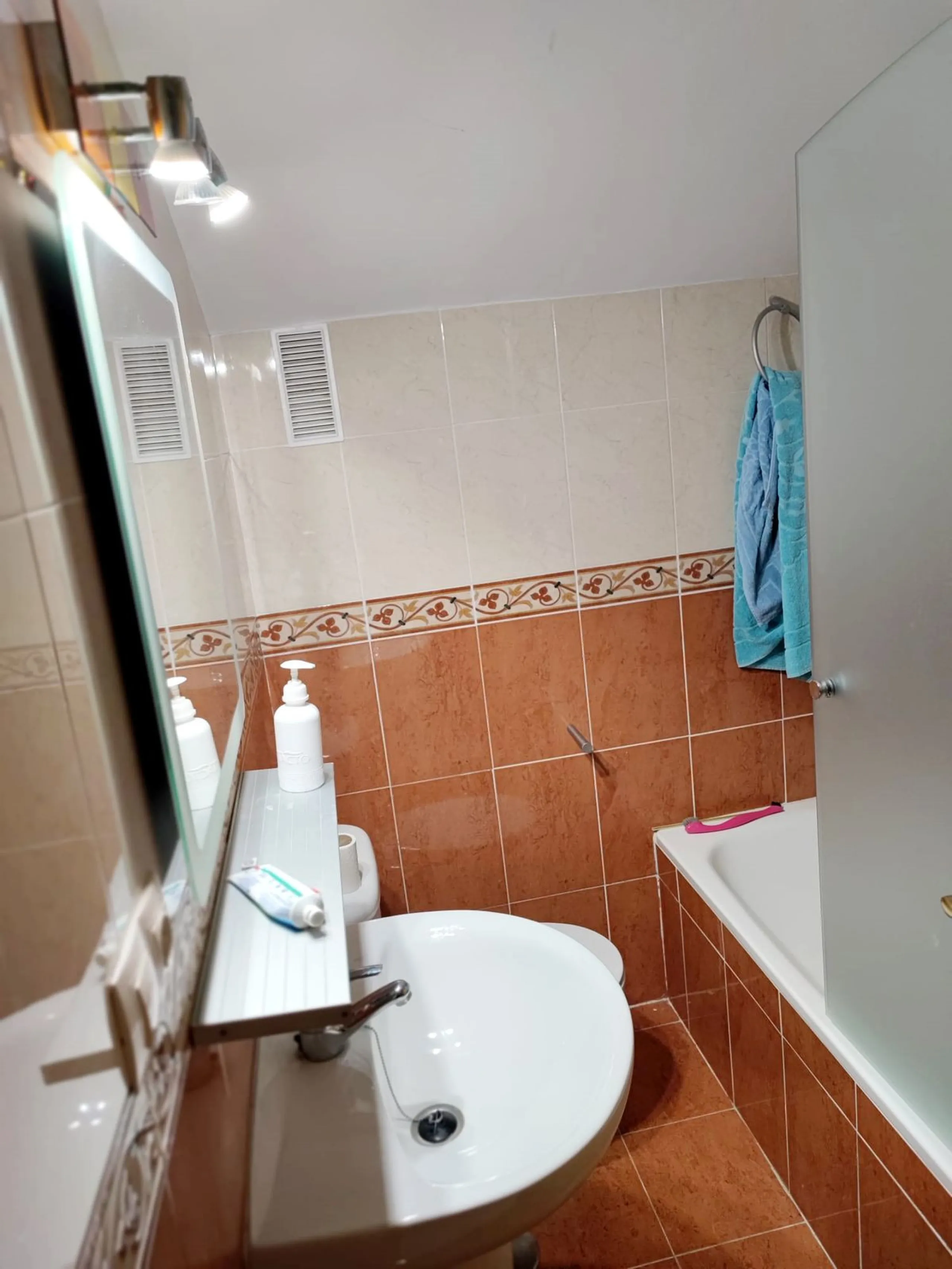 Large duplex penthouse with sea views and south facing orientation less than one kilometer from the beach.