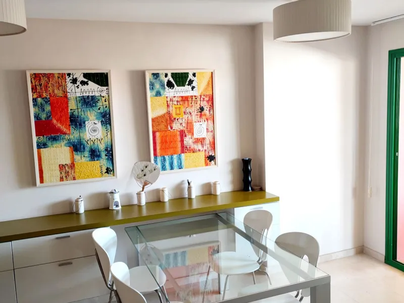 Large duplex penthouse with sea views and south facing orientation less than one kilometer from the beach.