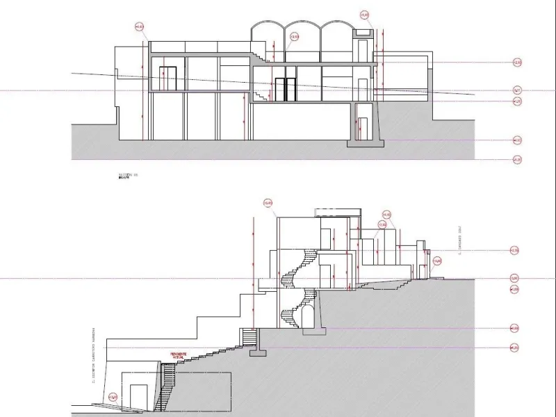 I'm offering you a large villa with high ceilings, a ground floor, a basement, and a large garage for several vehicles. Located on a 723 m2 plot (according to land registry), of which 479 m2 are built. It has large gardens, a porch, and a large pool.