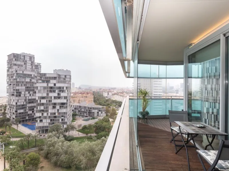 Exclusive apartment with large terrace and sea views in Diagonal Mar, Barcelona