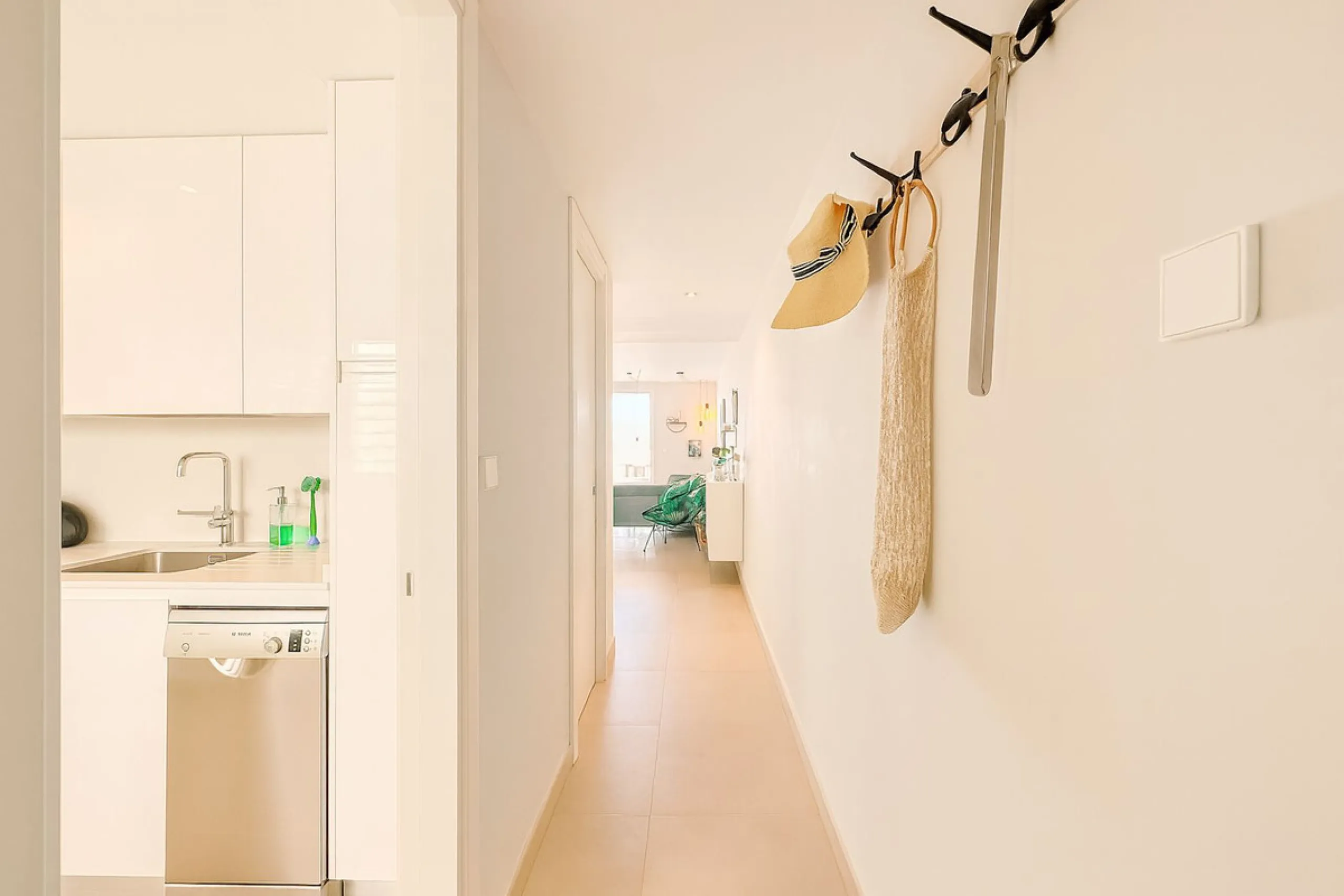 The apartment does not have a tourist license and the owner's association does not allow it.
