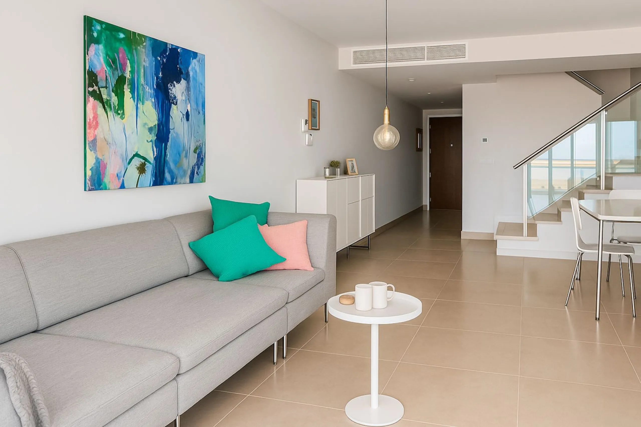 The apartment does not have a tourist license and the owner's association does not allow it.