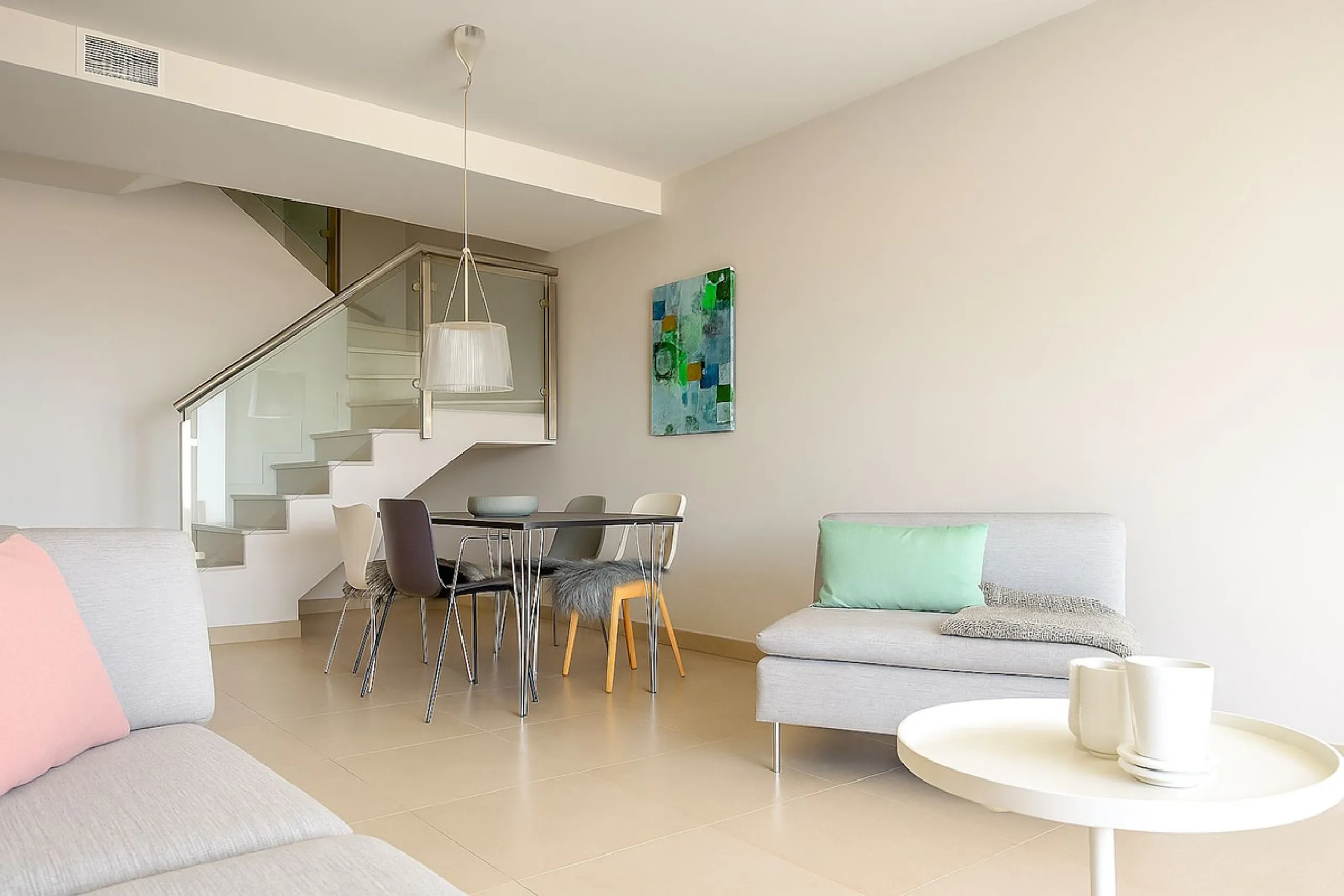 The apartment does not have a tourist license and the owner's association does not allow it.
