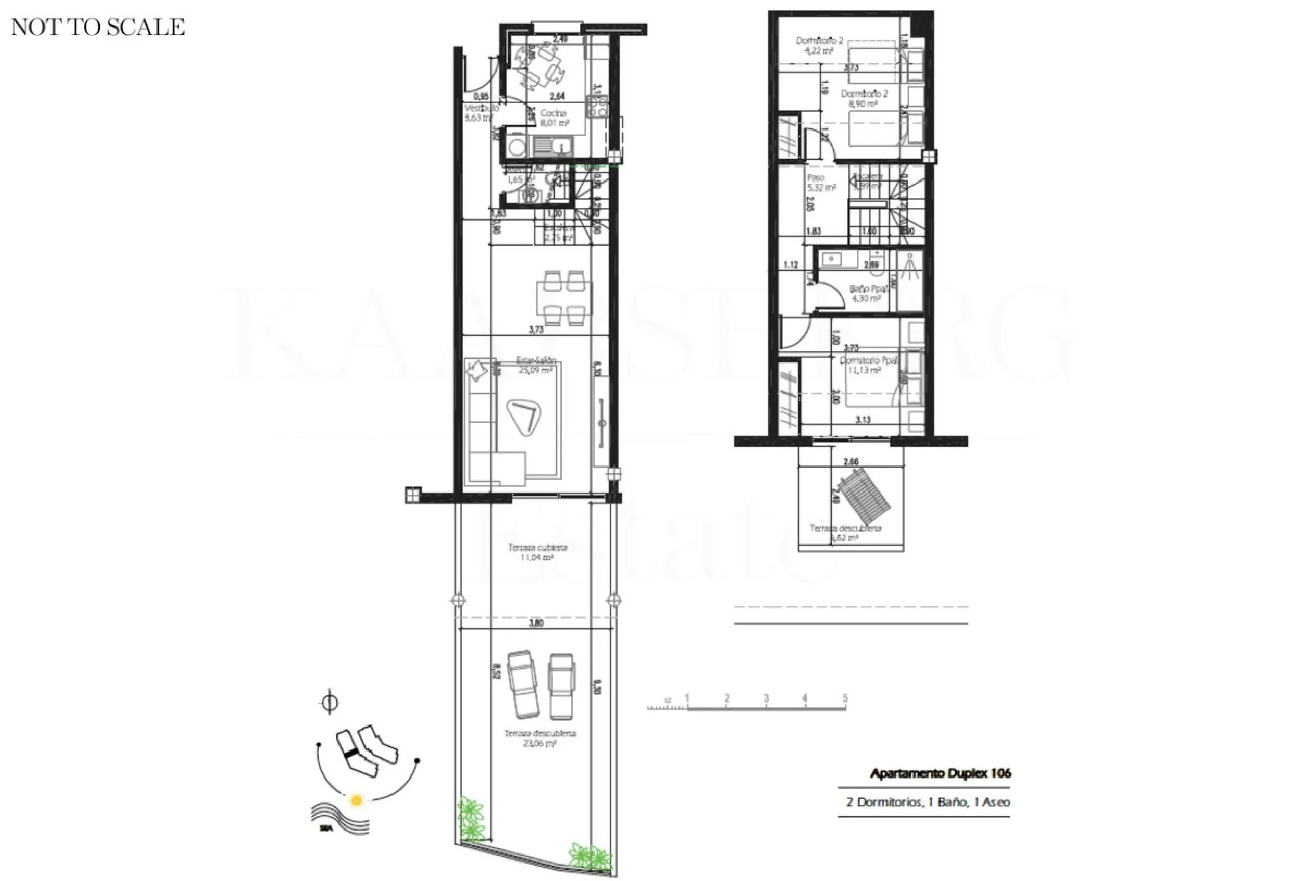 The apartment does not have a tourist license and the owner's association does not allow it.