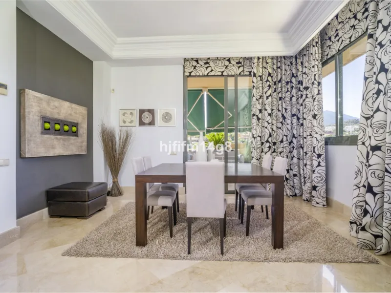 Welcome to this bright and spacious 2-bedroom penthouse in the sought-after Lorcrigolf community, perfectly positioned next to the golf course and offering spectacular views of La Concha Mountain.