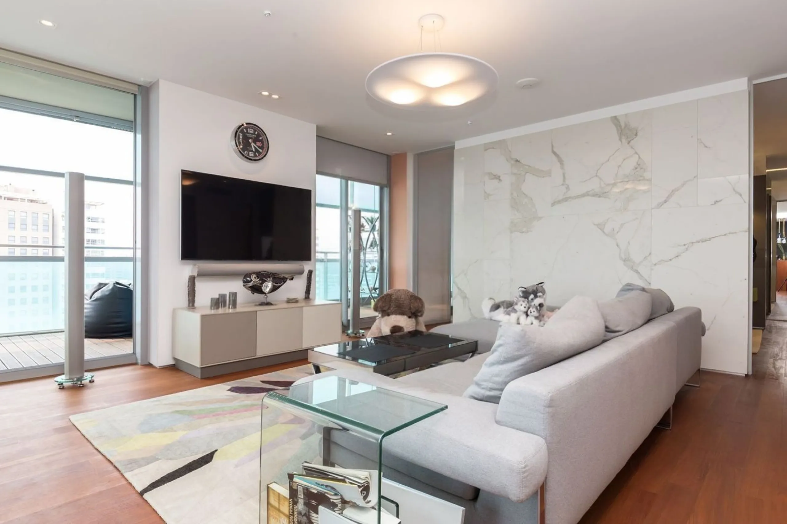 Exclusive apartment with large terrace and sea views in Diagonal Mar, Barcelona
