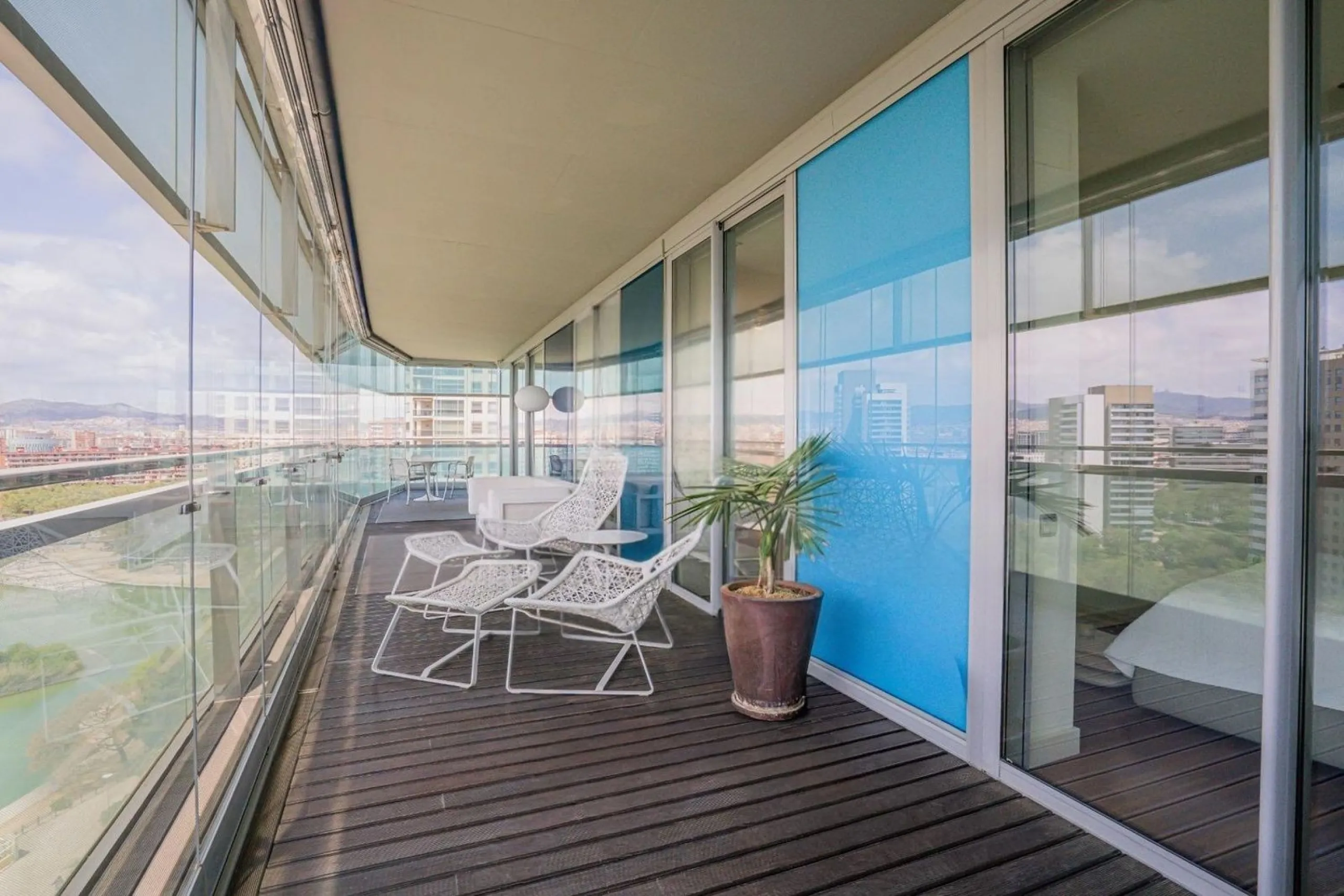 Exclusive bright apartment near the sea in Diagonal Mar, Barcelona