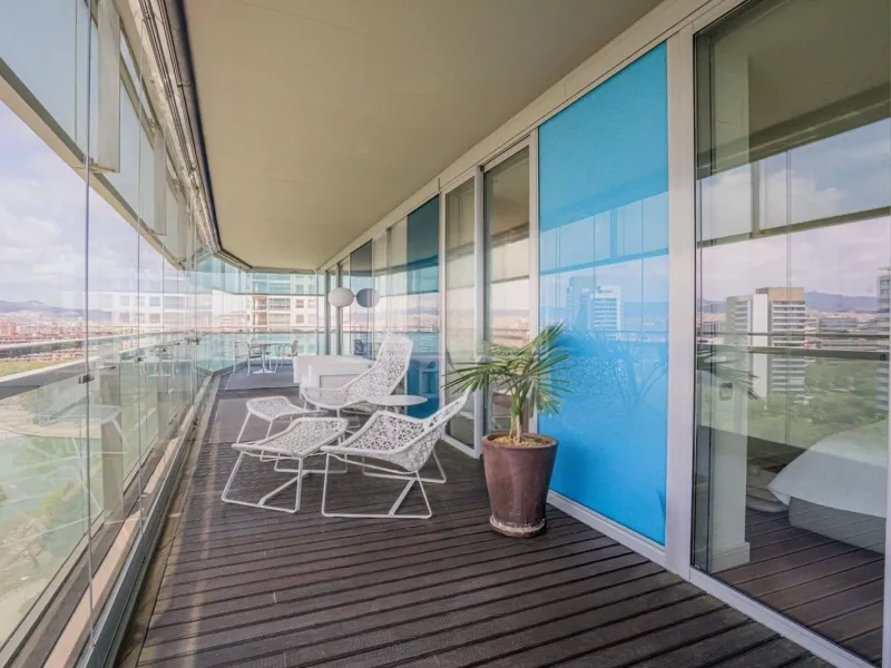 Exclusive bright apartment near the sea in Diagonal Mar, Barcelona