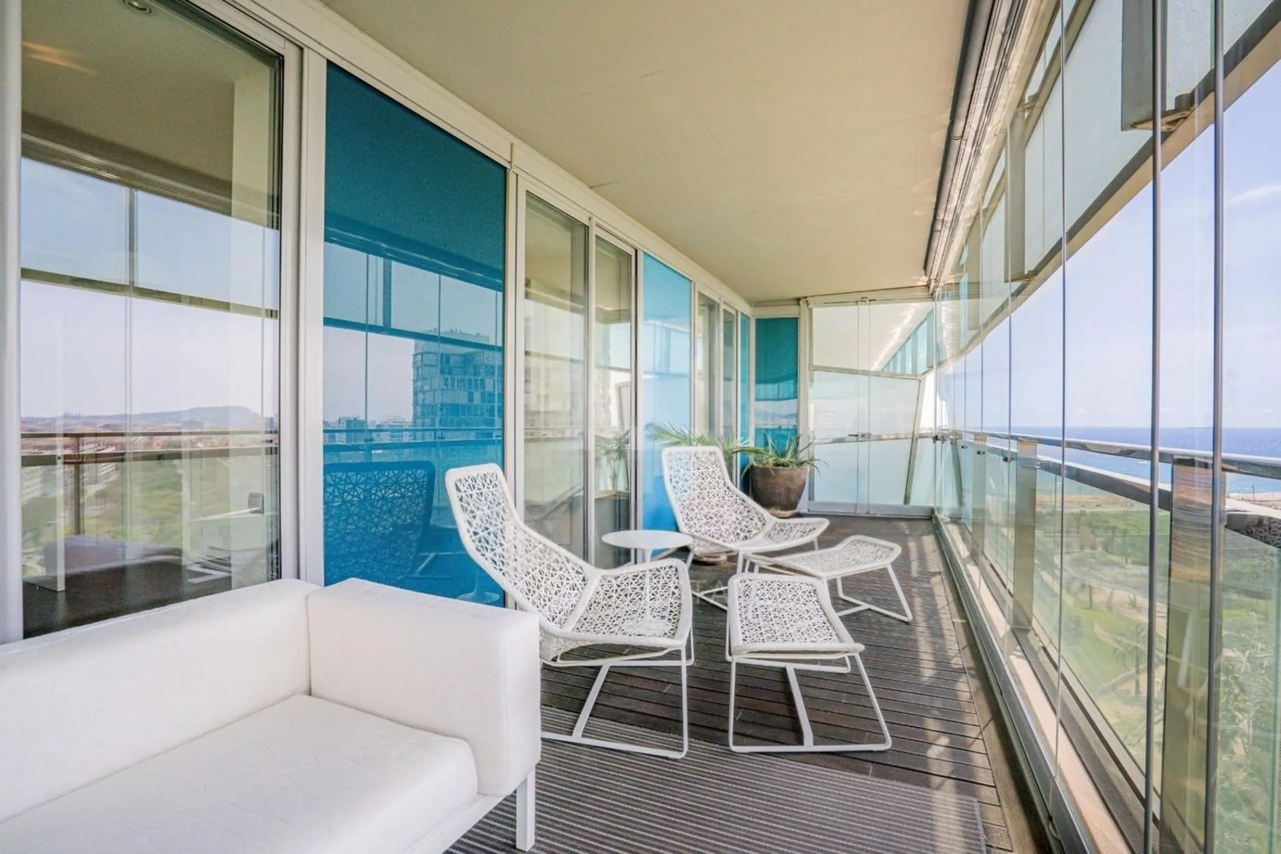 Exclusive bright apartment near the sea in Diagonal Mar, Barcelona