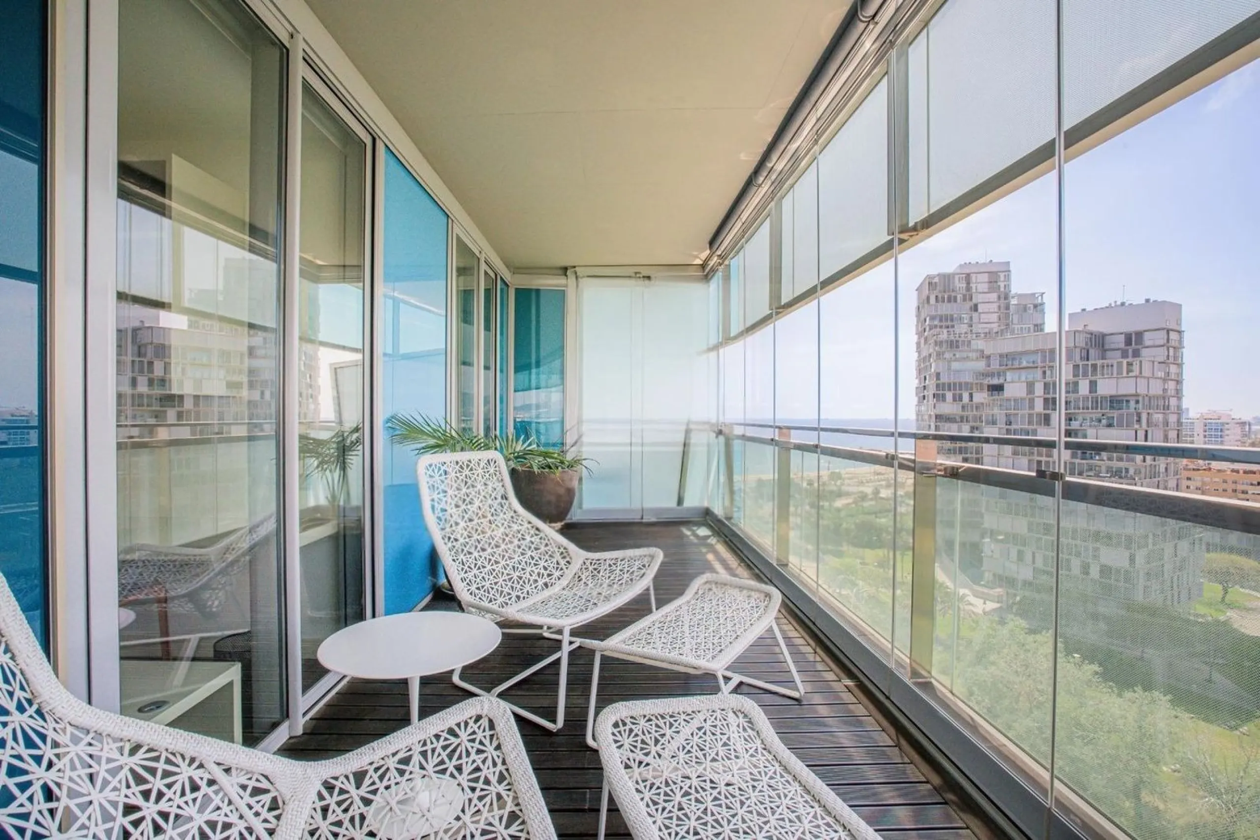 Exclusive bright apartment near the sea in Diagonal Mar, Barcelona