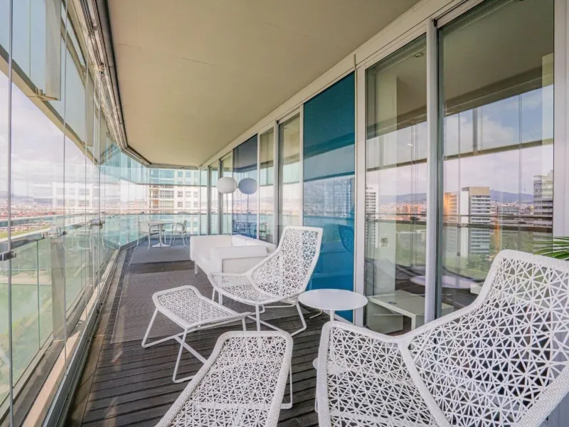 Exclusive bright apartment near the sea in Diagonal Mar, Barcelona