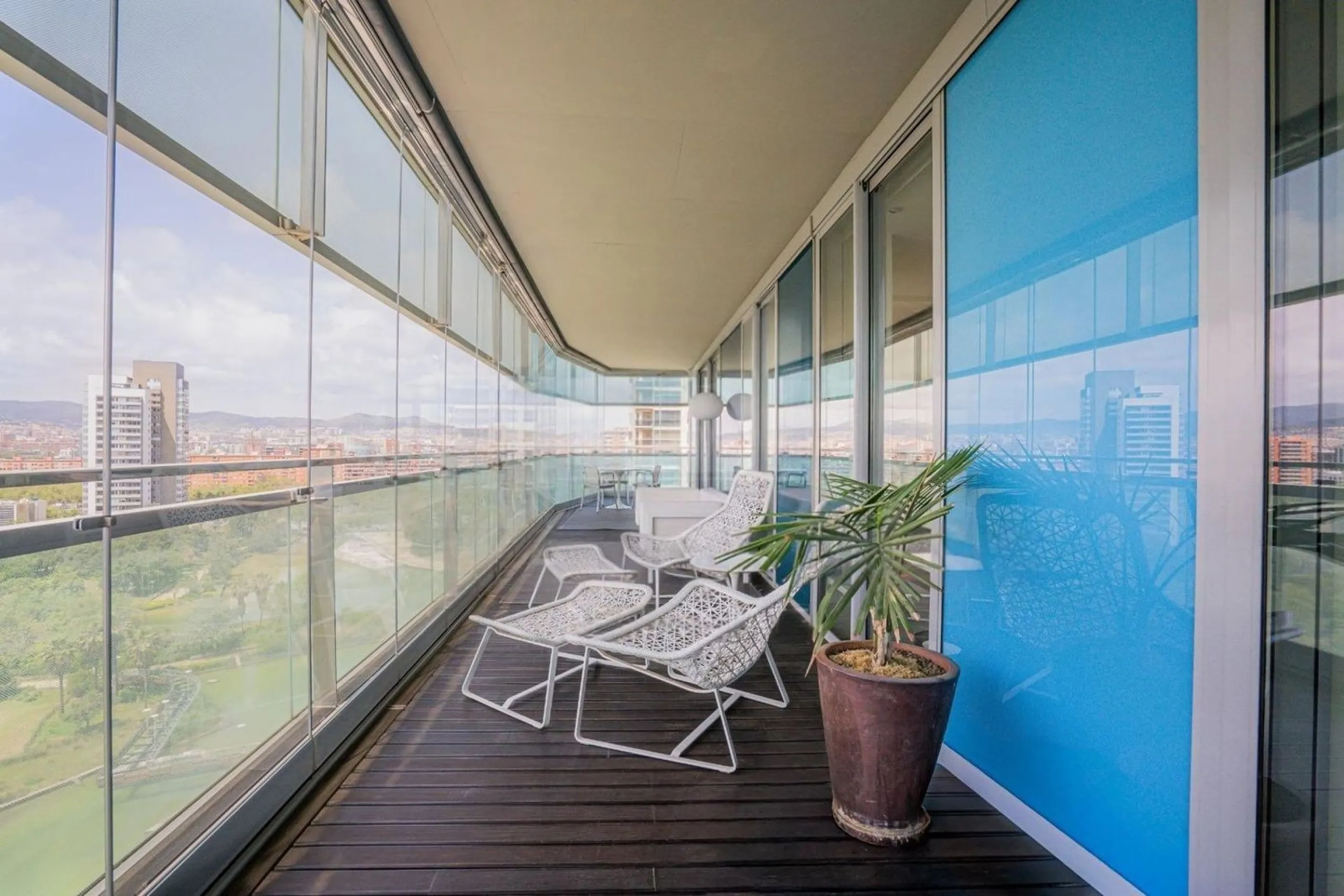 Exclusive bright apartment near the sea in Diagonal Mar, Barcelona