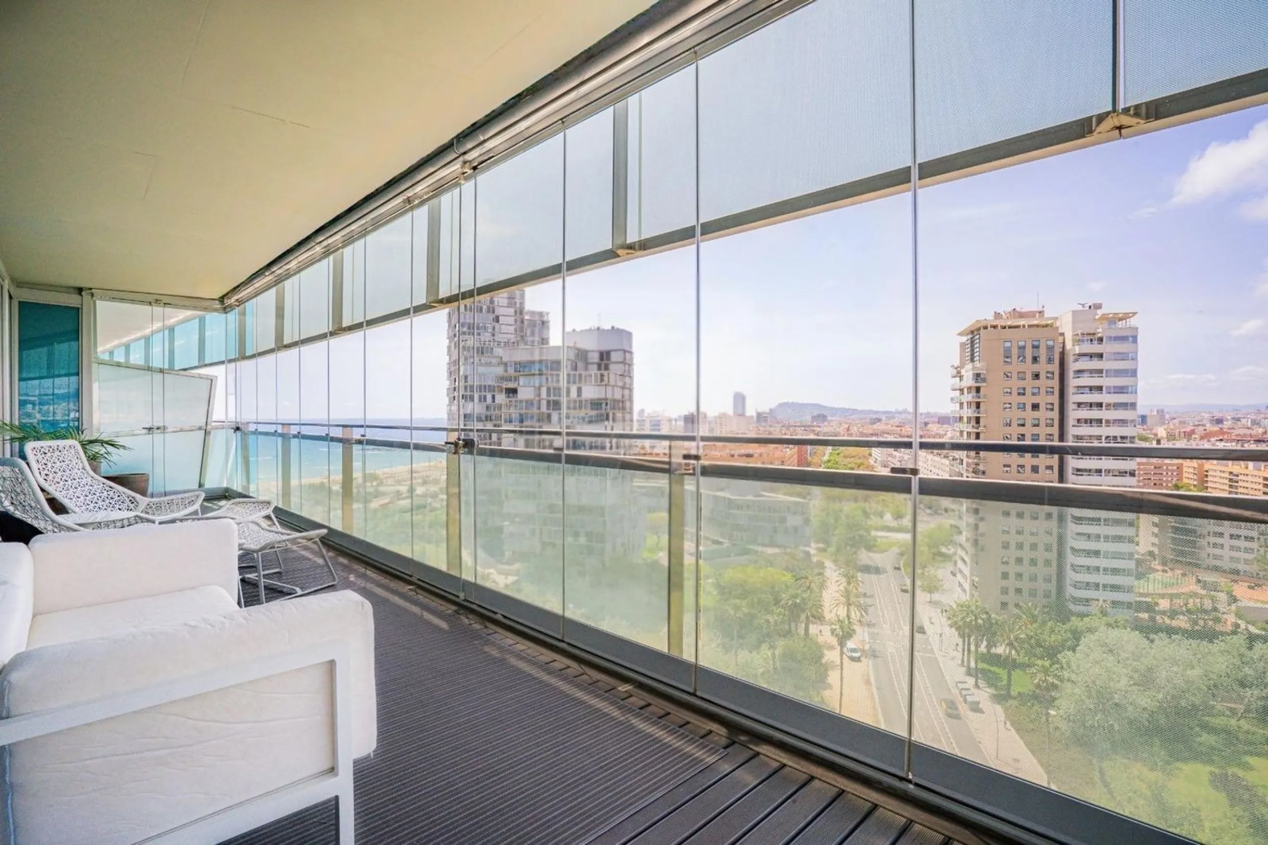 Exclusive bright apartment near the sea in Diagonal Mar, Barcelona