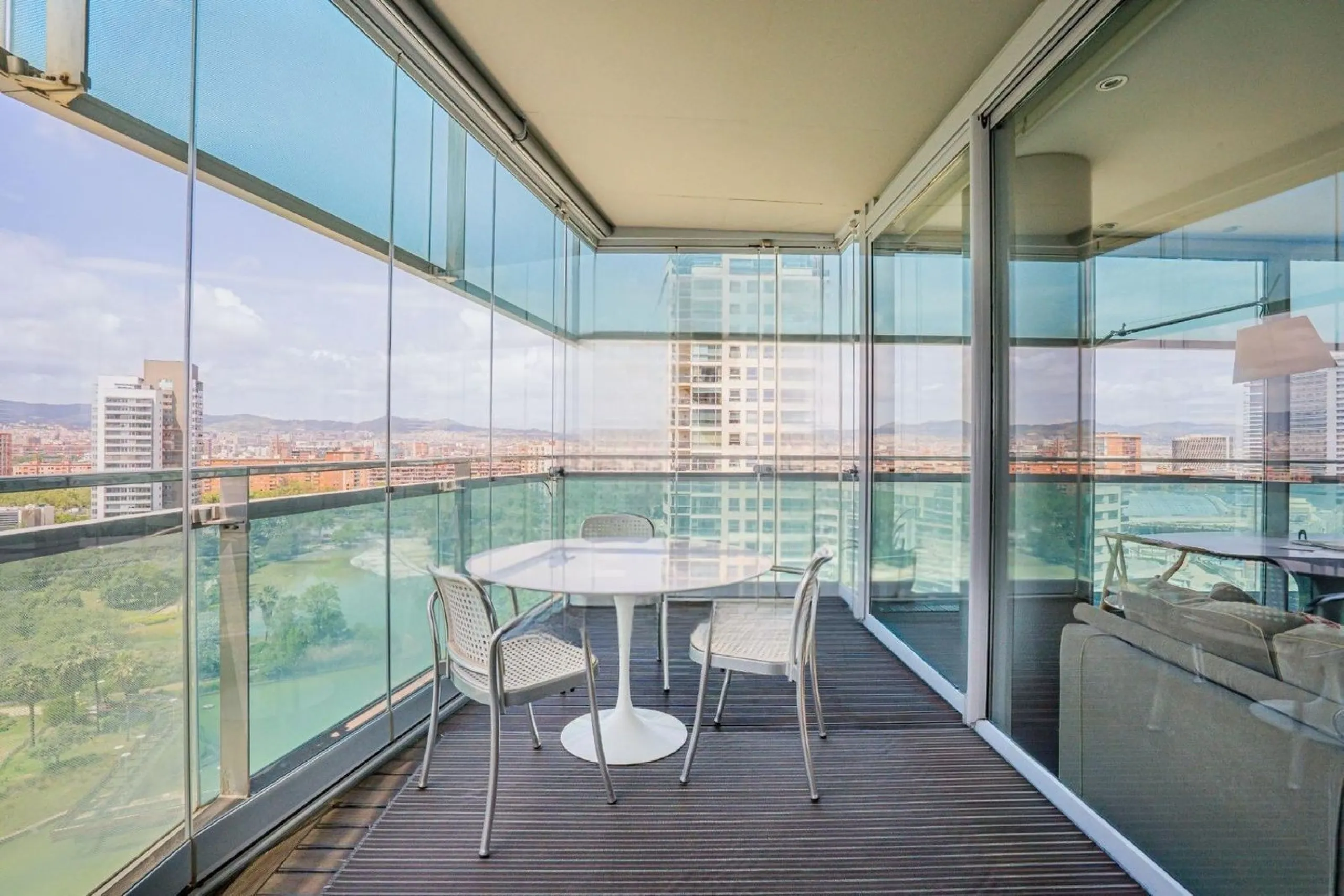 Exclusive bright apartment near the sea in Diagonal Mar, Barcelona