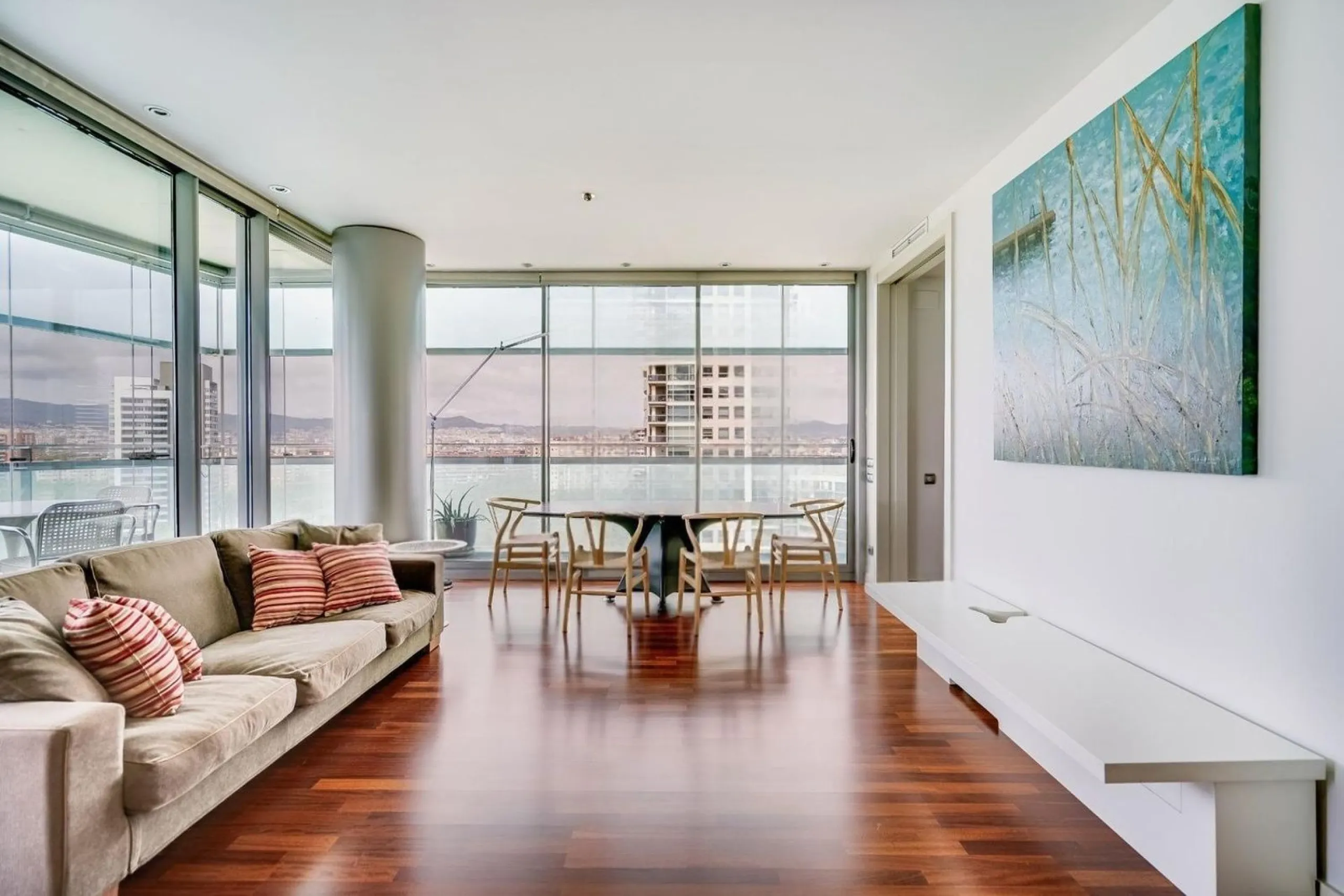 Exclusive bright apartment near the sea in Diagonal Mar, Barcelona