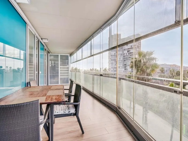 Exclusive apartment with large terrace by the sea in Diagonal Mar, Barcelona
