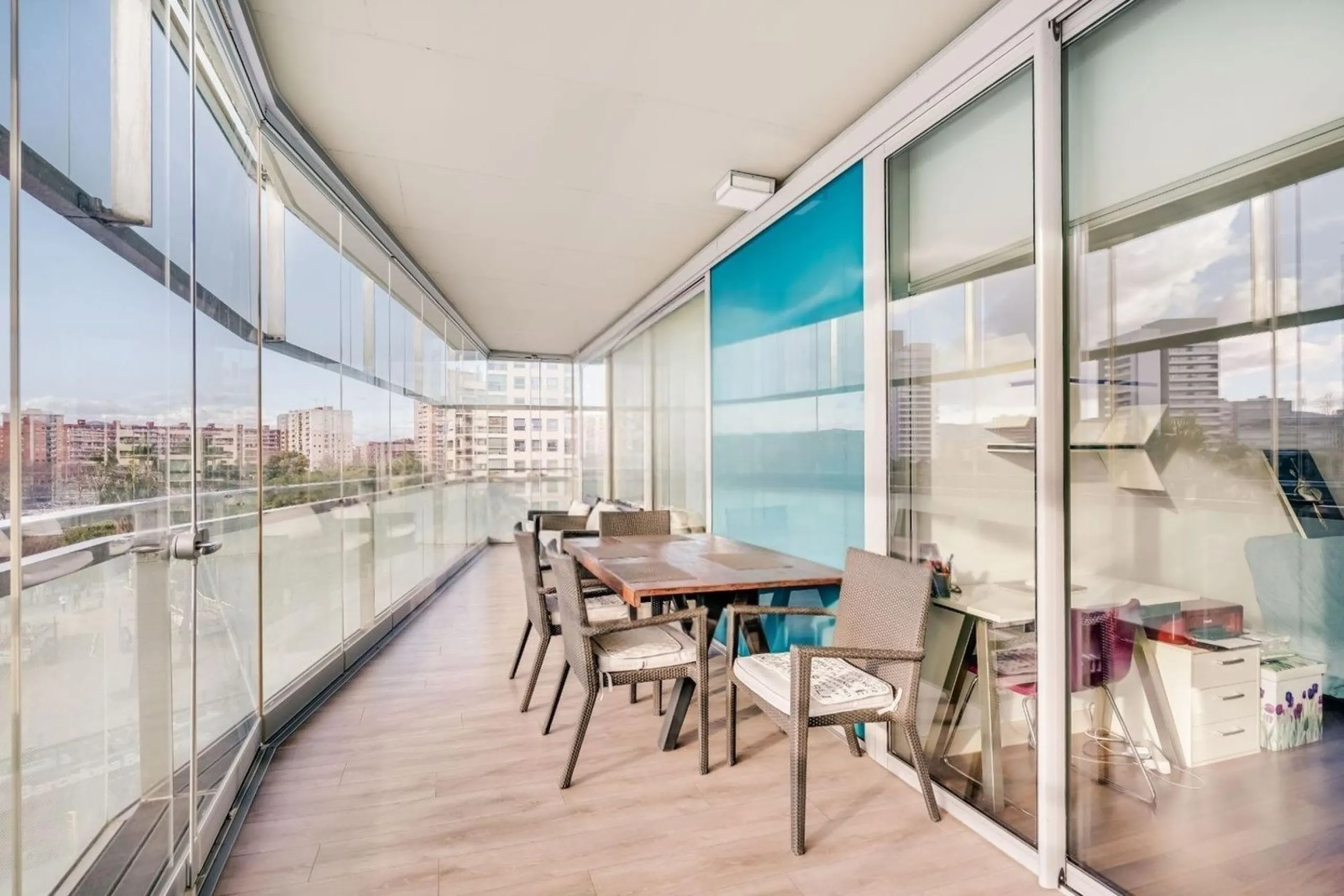 Exclusive apartment with large terrace by the sea in Diagonal Mar, Barcelona