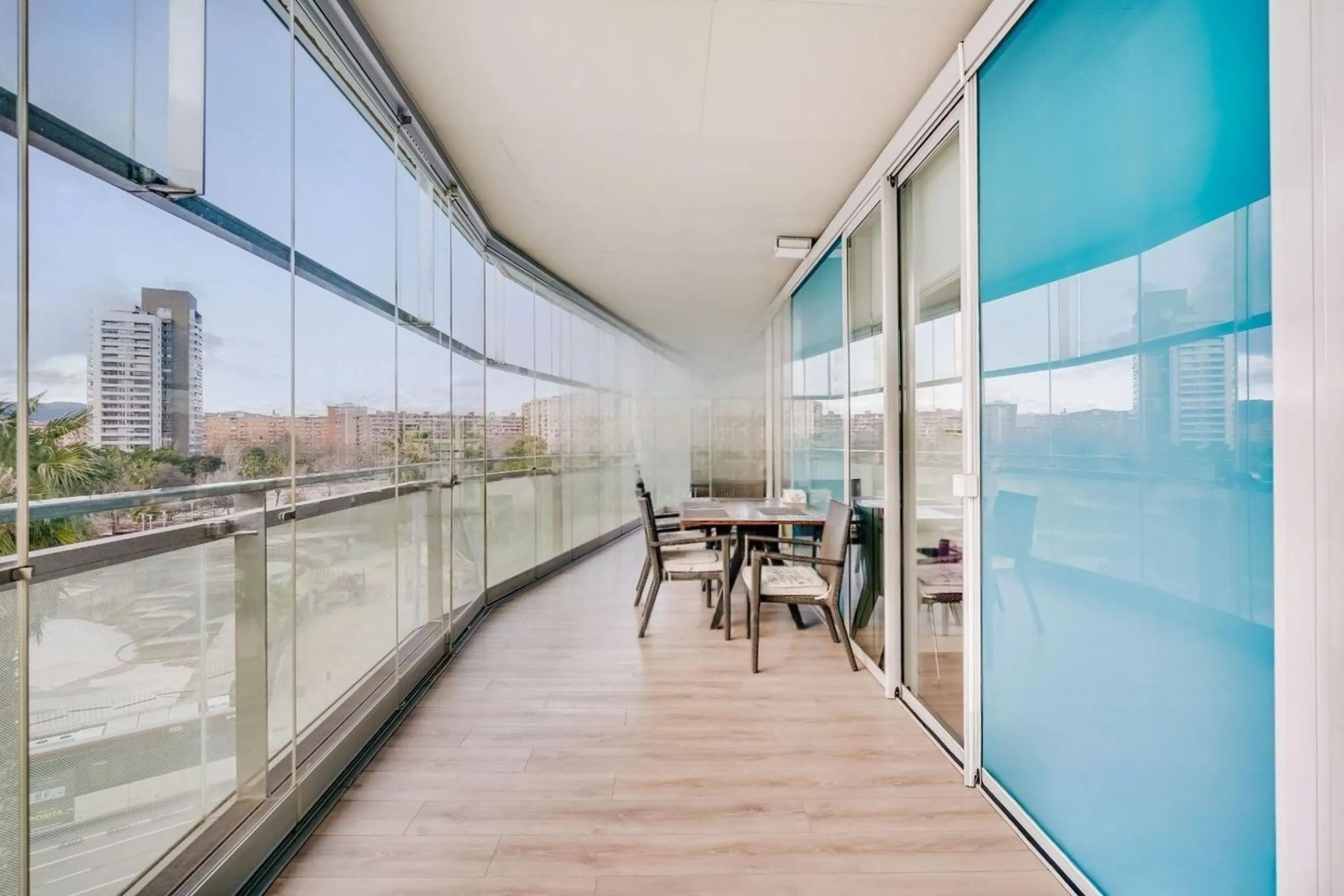 Exclusive apartment with large terrace by the sea in Diagonal Mar, Barcelona
