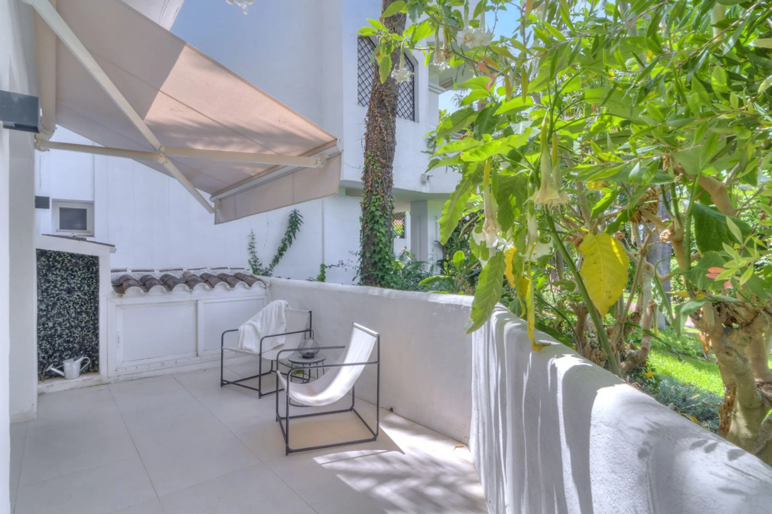 Ground Floor Apartment in Marbella East – Romantic Andalusian Architecture, Modern Renovation.