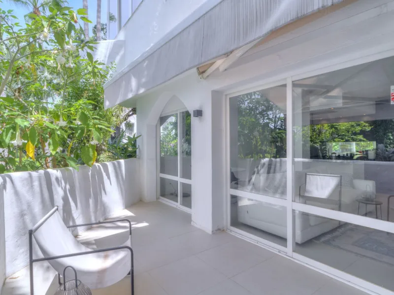 Ground Floor Apartment in Marbella East – Romantic Andalusian Architecture, Modern Renovation.