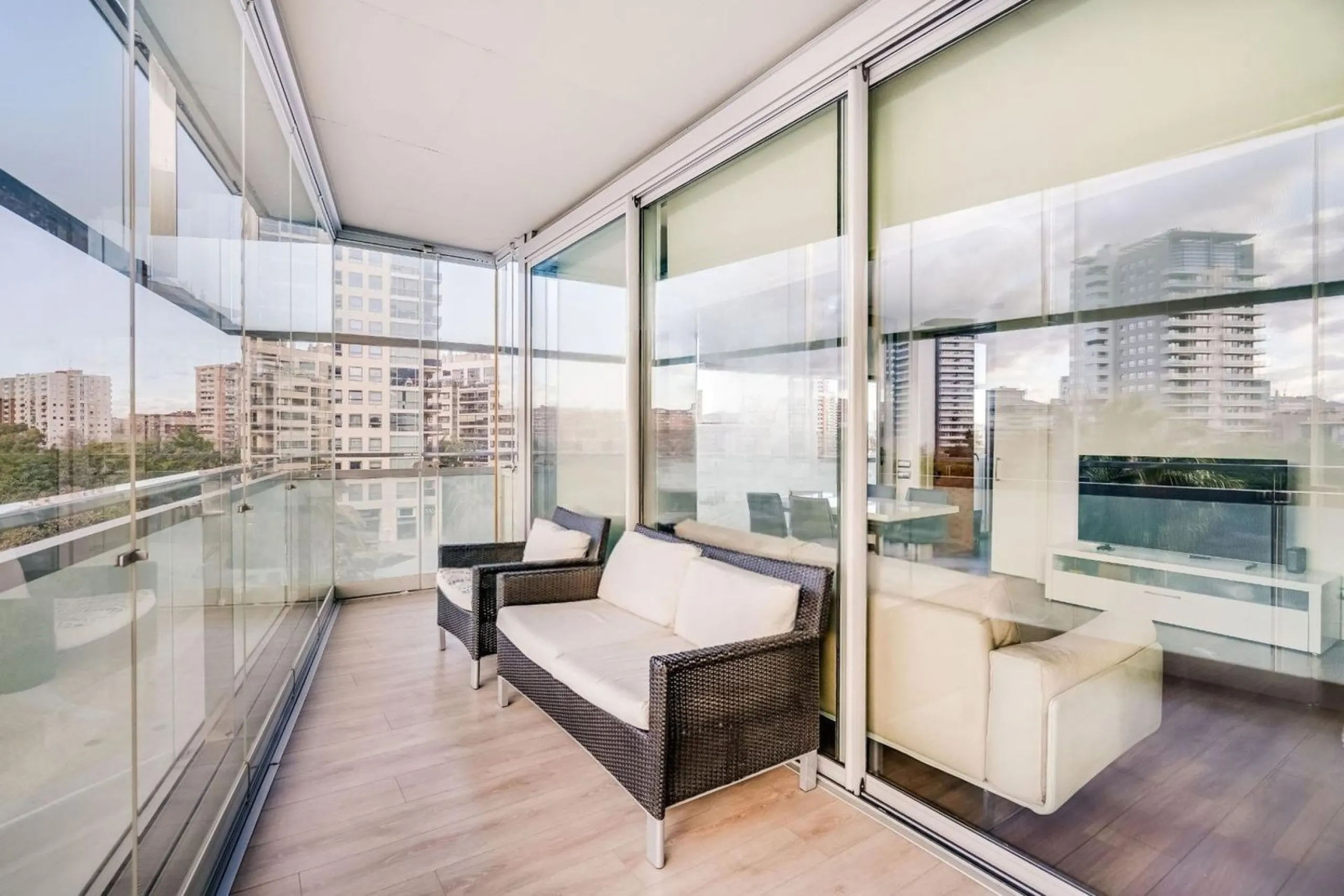 Exclusive apartment with large terrace by the sea in Diagonal Mar, Barcelona