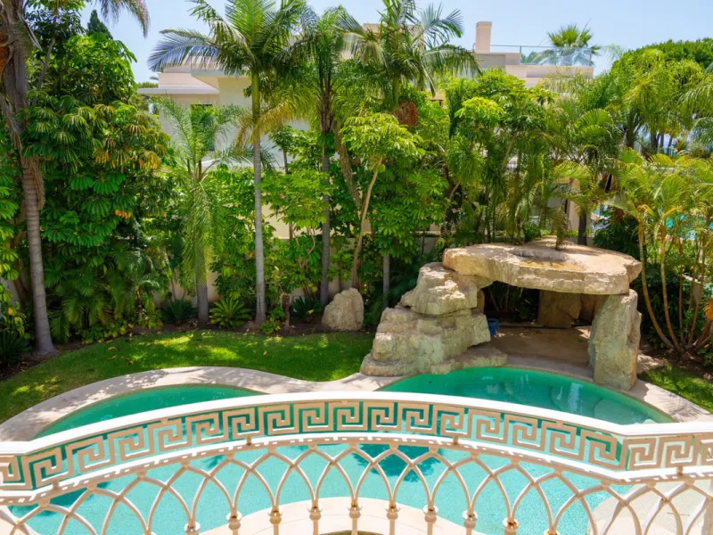 Villa Roma is a stunning four-bedroom, four-bathroom home in the exclusive beachside area of Los Monteros, Marbella East. Just a short walk from the beach, this elegant villa sits on a 933m² plot and combines classic European design with modern coastal co