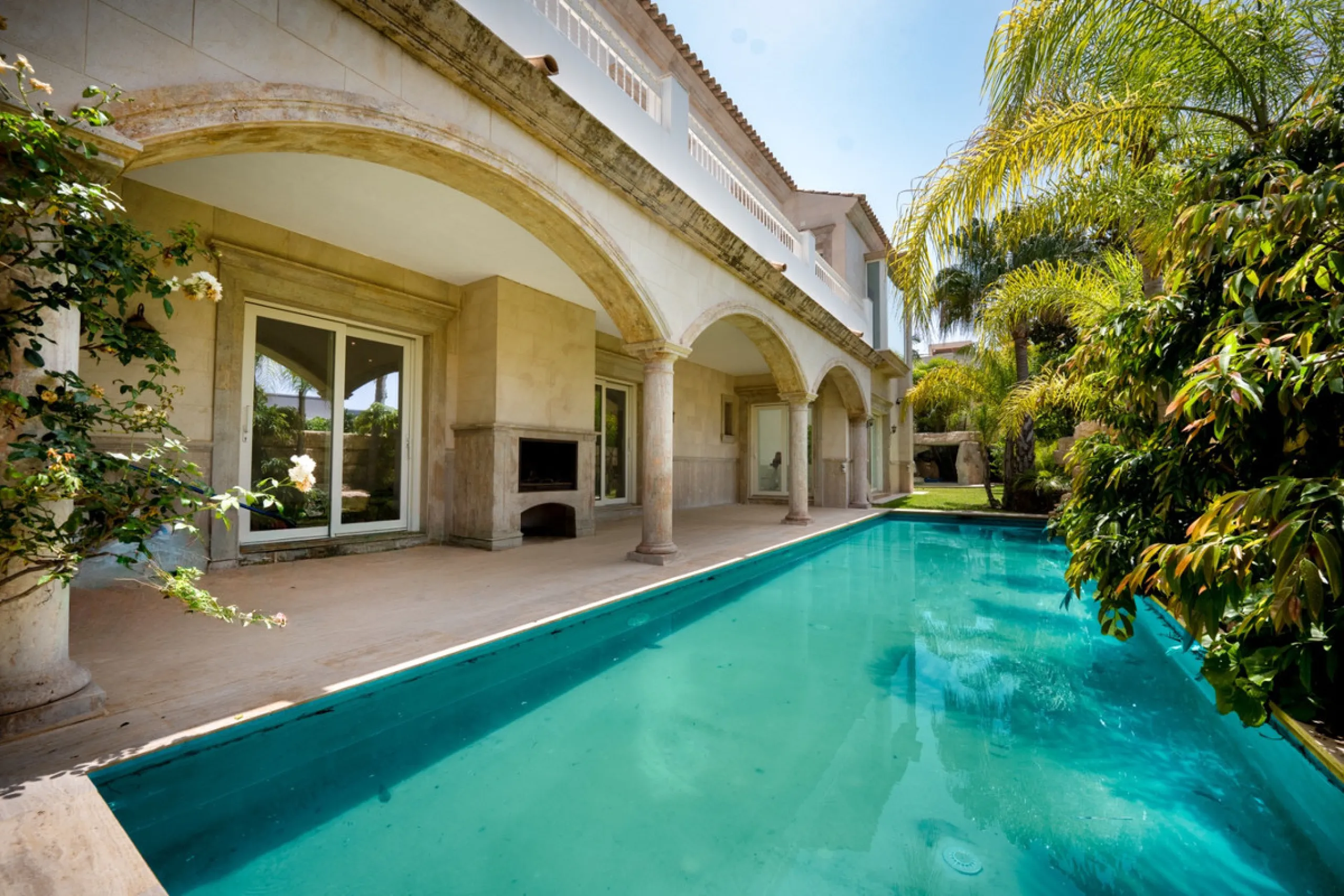 Villa Roma is a stunning four-bedroom, four-bathroom home in the exclusive beachside area of Los Monteros, Marbella East. Just a short walk from the beach, this elegant villa sits on a 933m² plot and combines classic European design with modern coastal co