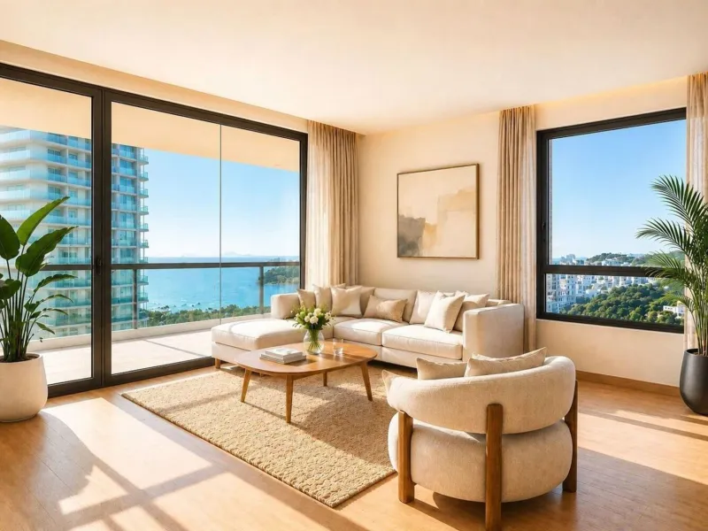 Exclusive panoramic apartment with sea views in Diagonal Mar, Barcelona