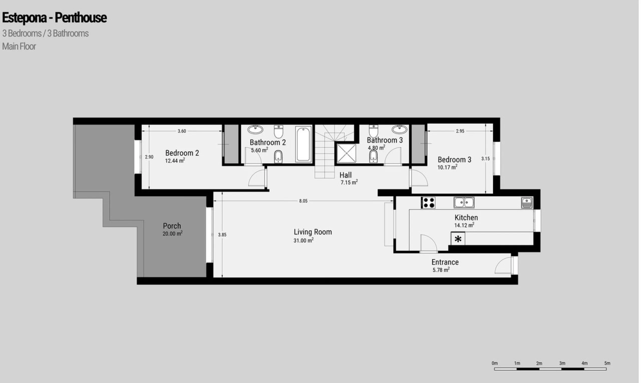 Beachfront Penthouse for Sale in Bahía Alcántara, San Pedro