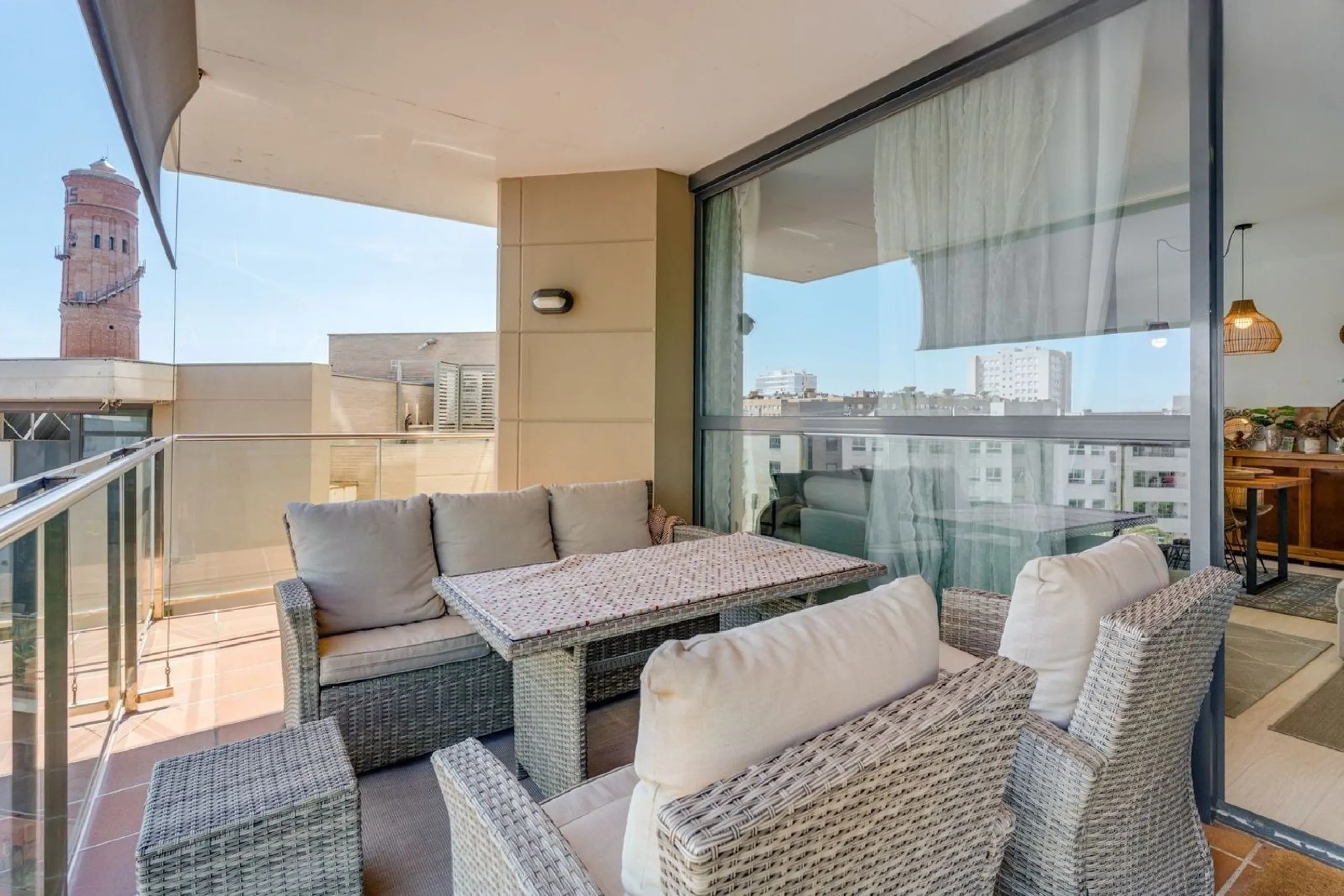 Exclusive bright apartment with sea views in Diagonal Mar, Barcelona