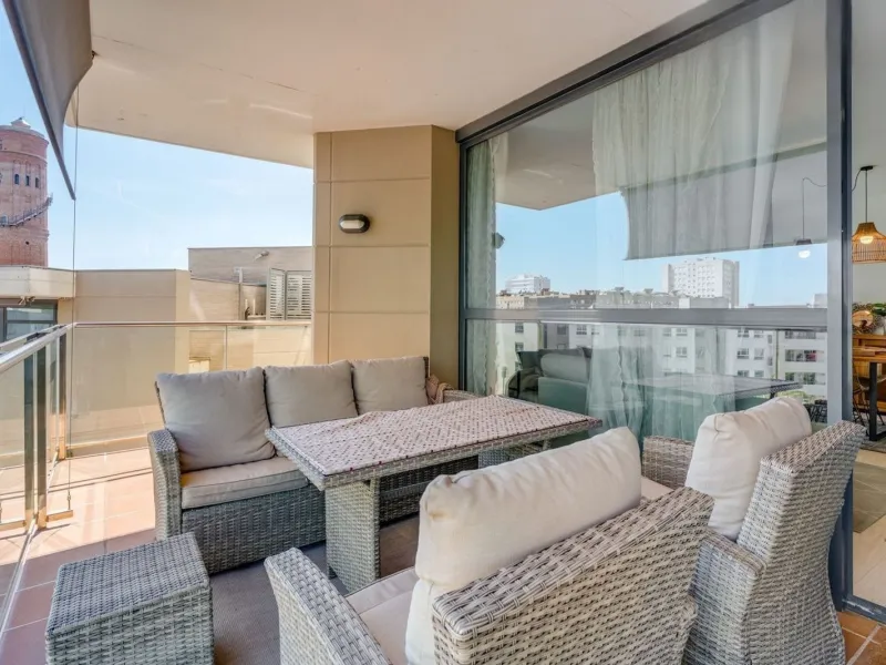 Exclusive bright apartment with sea views in Diagonal Mar, Barcelona