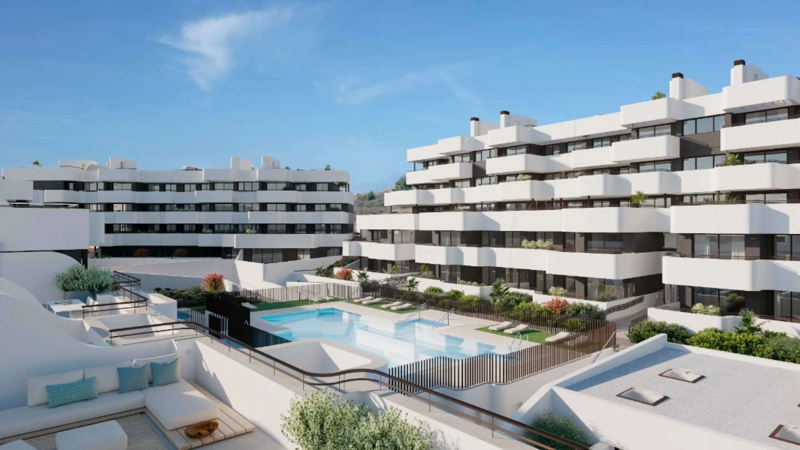 Located in Las Mesas, one of the most sought-after and rapidly expanding residential areas in the city of Estepona, this elegant elevated ground floor apartment combines contemporary design, comfort, and a privileged location. Just a 10-minute walk from t