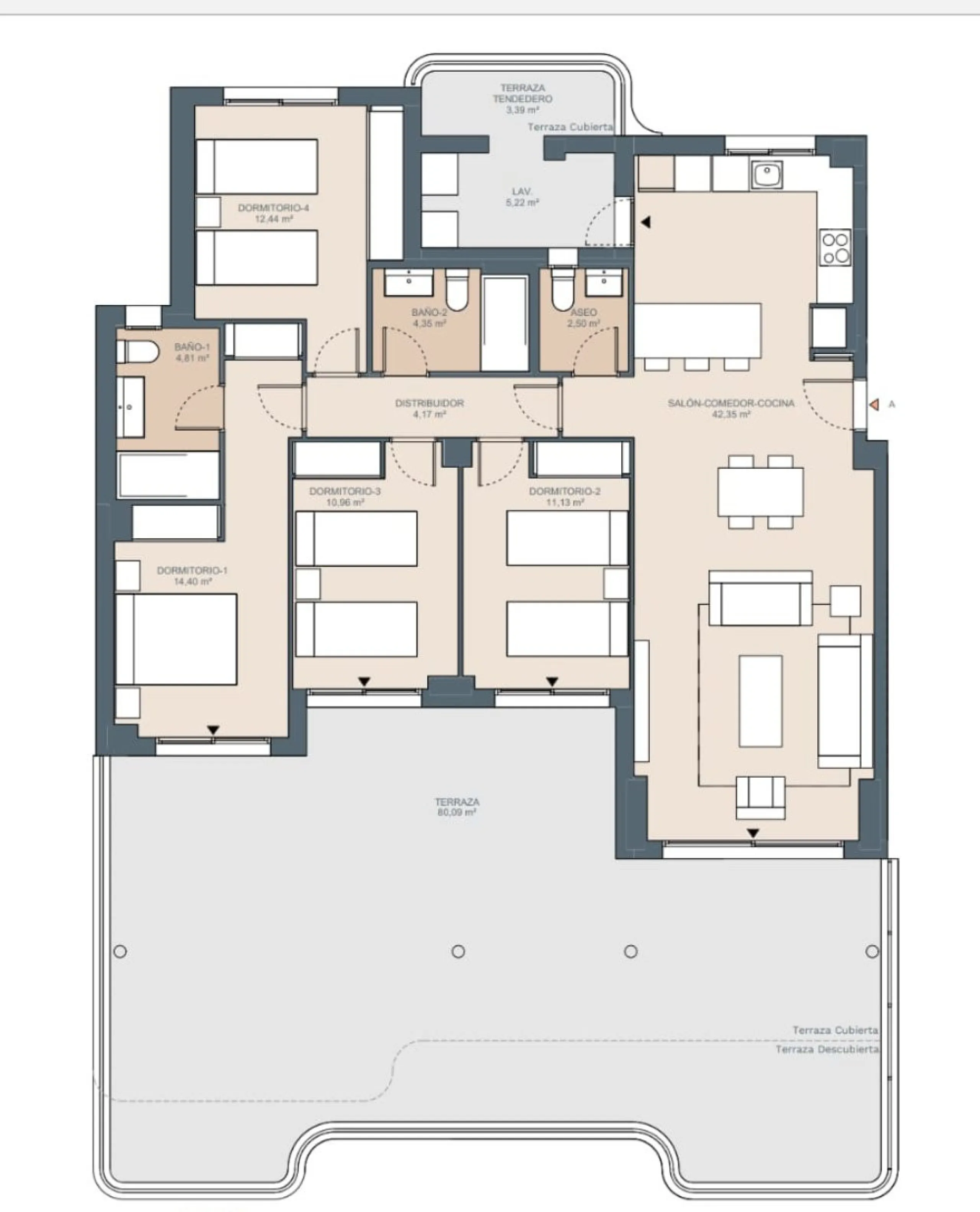 Located in Las Mesas, one of the most sought-after and rapidly expanding residential areas in the city of Estepona, this elegant elevated ground floor apartment combines contemporary design, comfort, and a privileged location. Just a 10-minute walk from t
