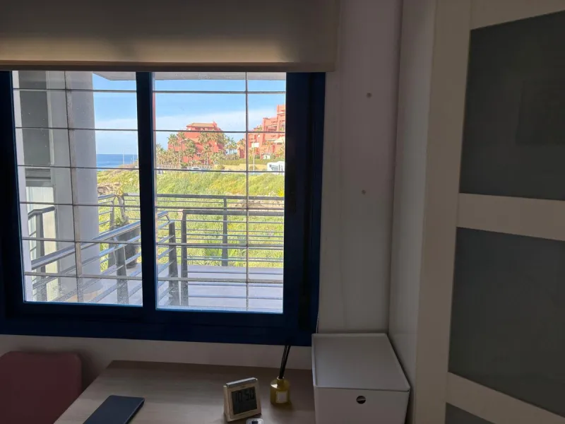 Frontline top floor duplex apartment located on the beach of El Peñoncillo in Torrox-Costa with direct access to the sea.