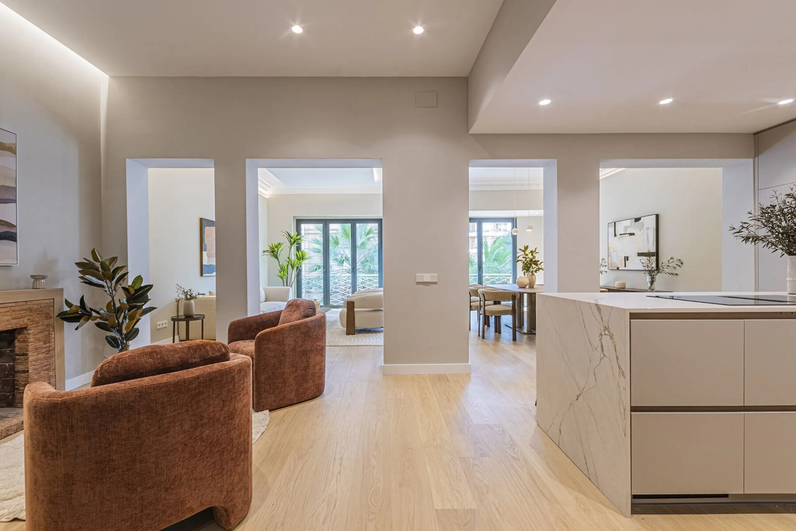 Luxury Renovated Apartment with Four Suites in Sant Gervasi-Galvany, Barcelona