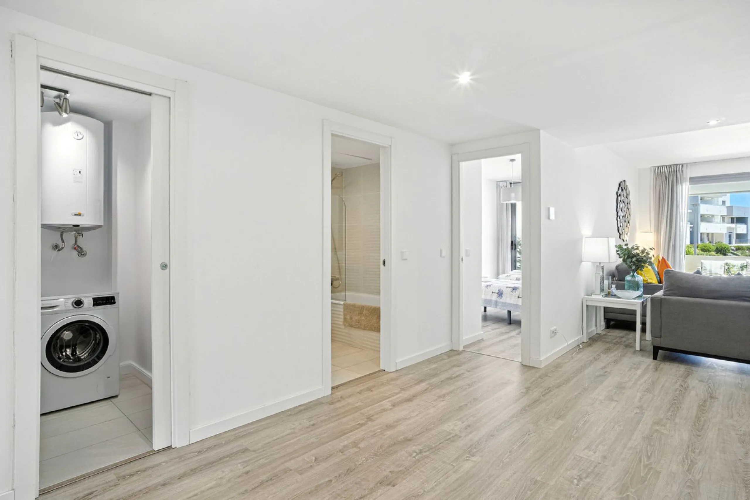 Modern 2-Bedroom Ground Floor Apartment with Sea Views in Estepona