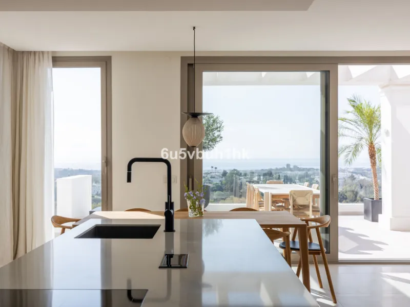 Located in the exclusive gated community of 9 Lions Residences above Puerto Banus, this corner duplex penthouse offers complete privacy, breathtaking sea views, and the feel of a private villa – without the maintenance.